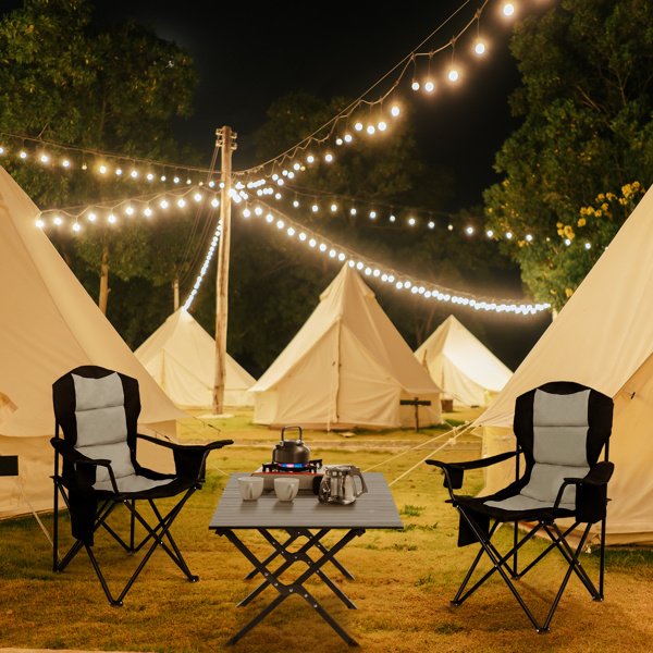 116X60X42cm Black Camping Roll Table - Image 8