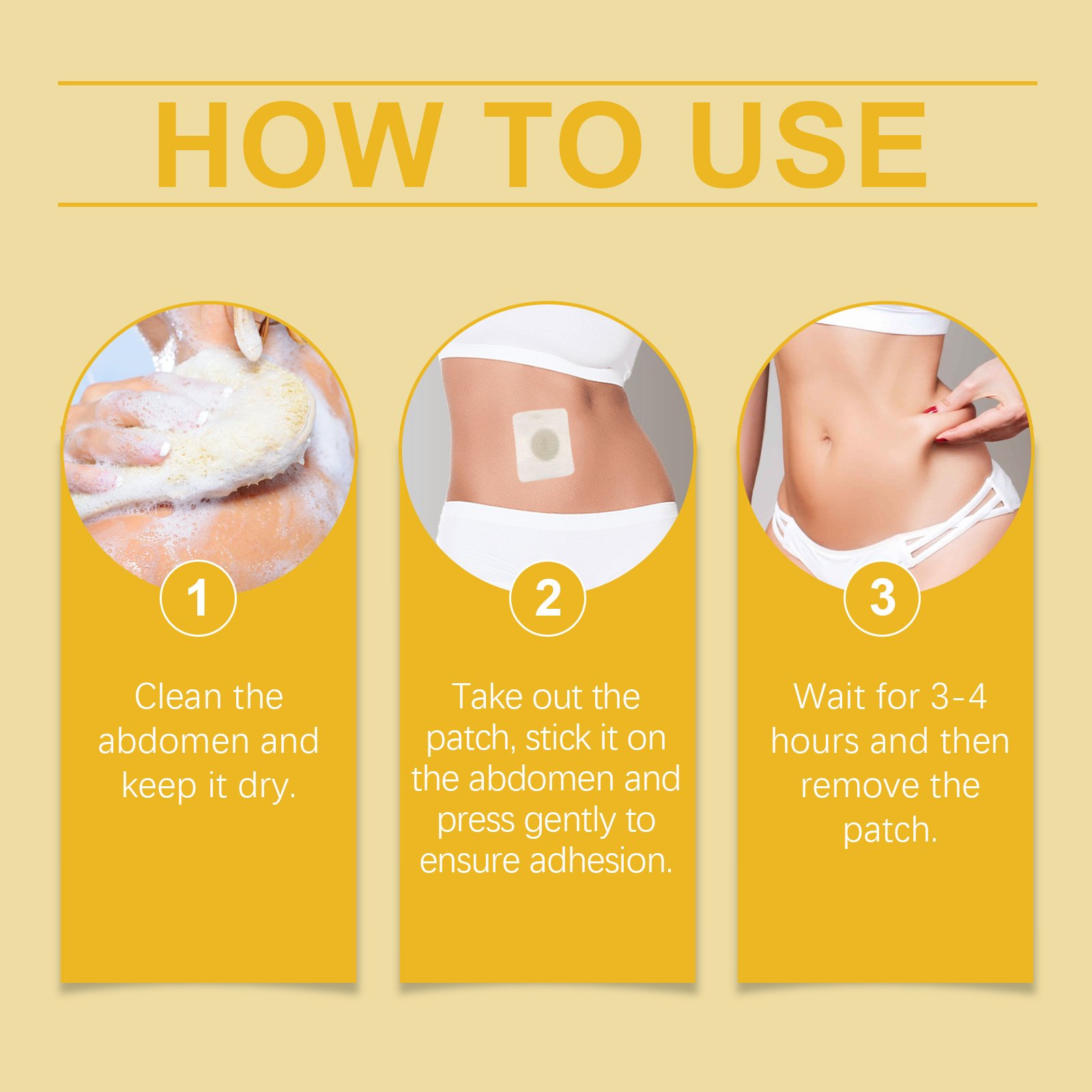 South Moon Bee Venom Body Shaping Patch Firming Light Skin Shape Curves Slimming Care Patch - Image 7