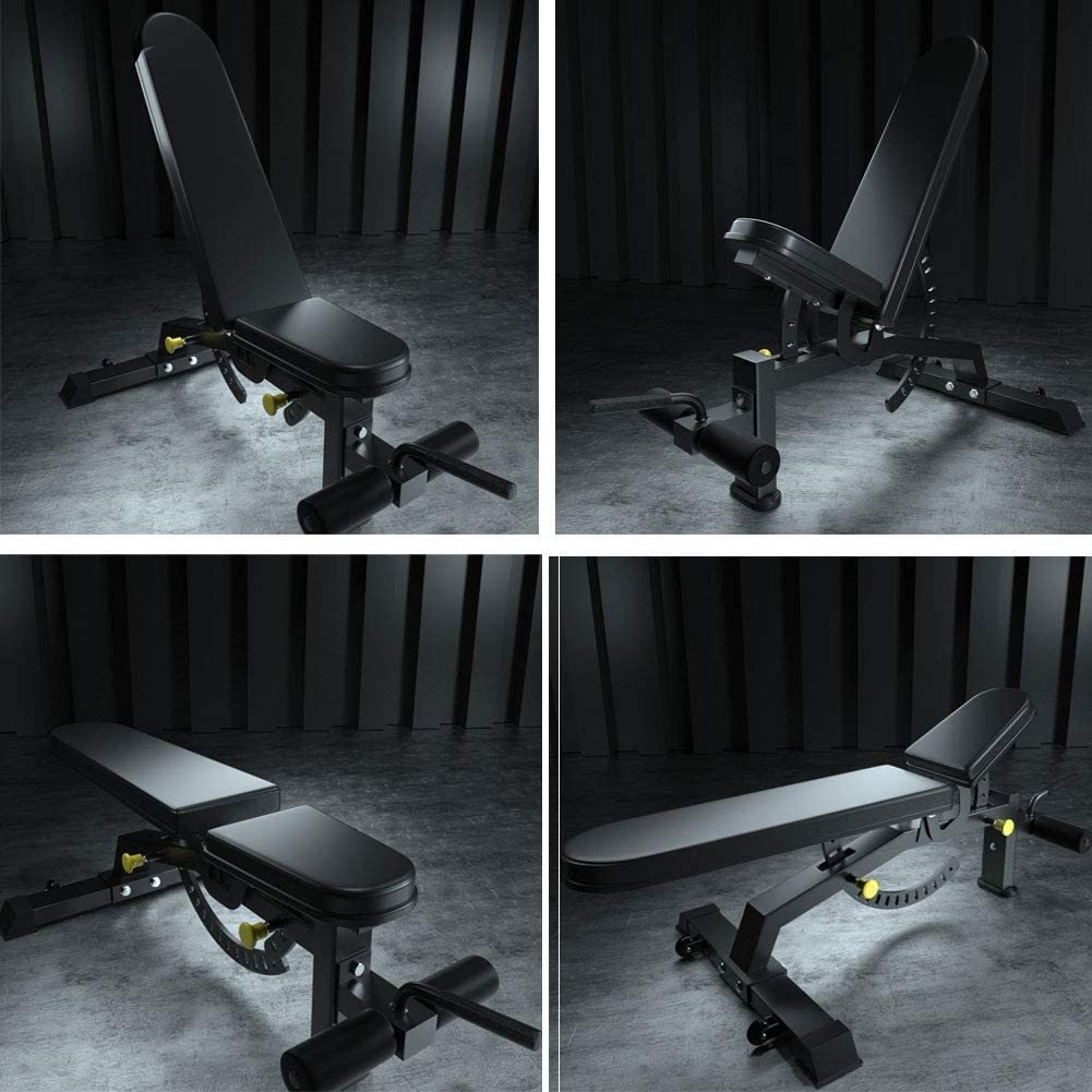Adjustable Strength Training Bench Press Home Full Body Workout Foldable Weight Benches Gym Multi-functional Fitness Dumbbell Chair - Image 7
