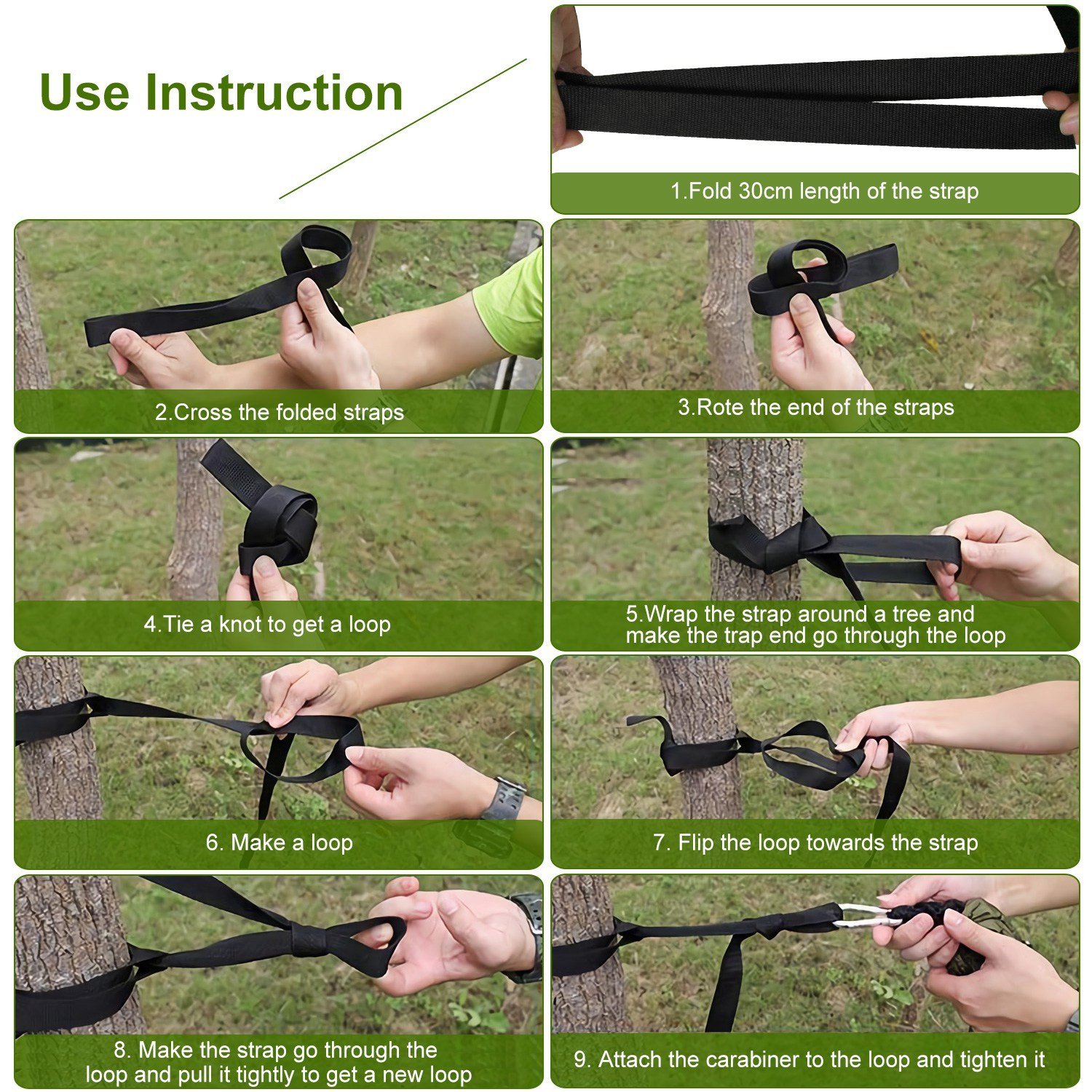1Pc 600lbs Load 2 Persons Hammock With Mosquito Net Outdoor Hiking Camping Hommock Portable Nylon Swing Hanging Bed With Strap Hook Carry Bag - Image 4