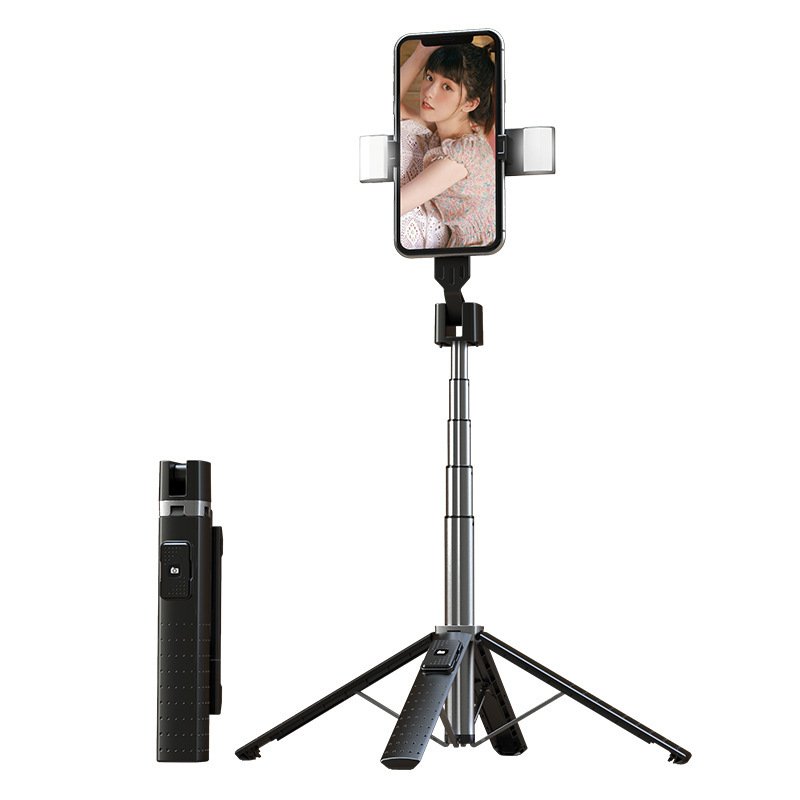 Quadrupod Double Fill Light Mobile Phone Bluetooth-compatible Selfie Stick - Image 9