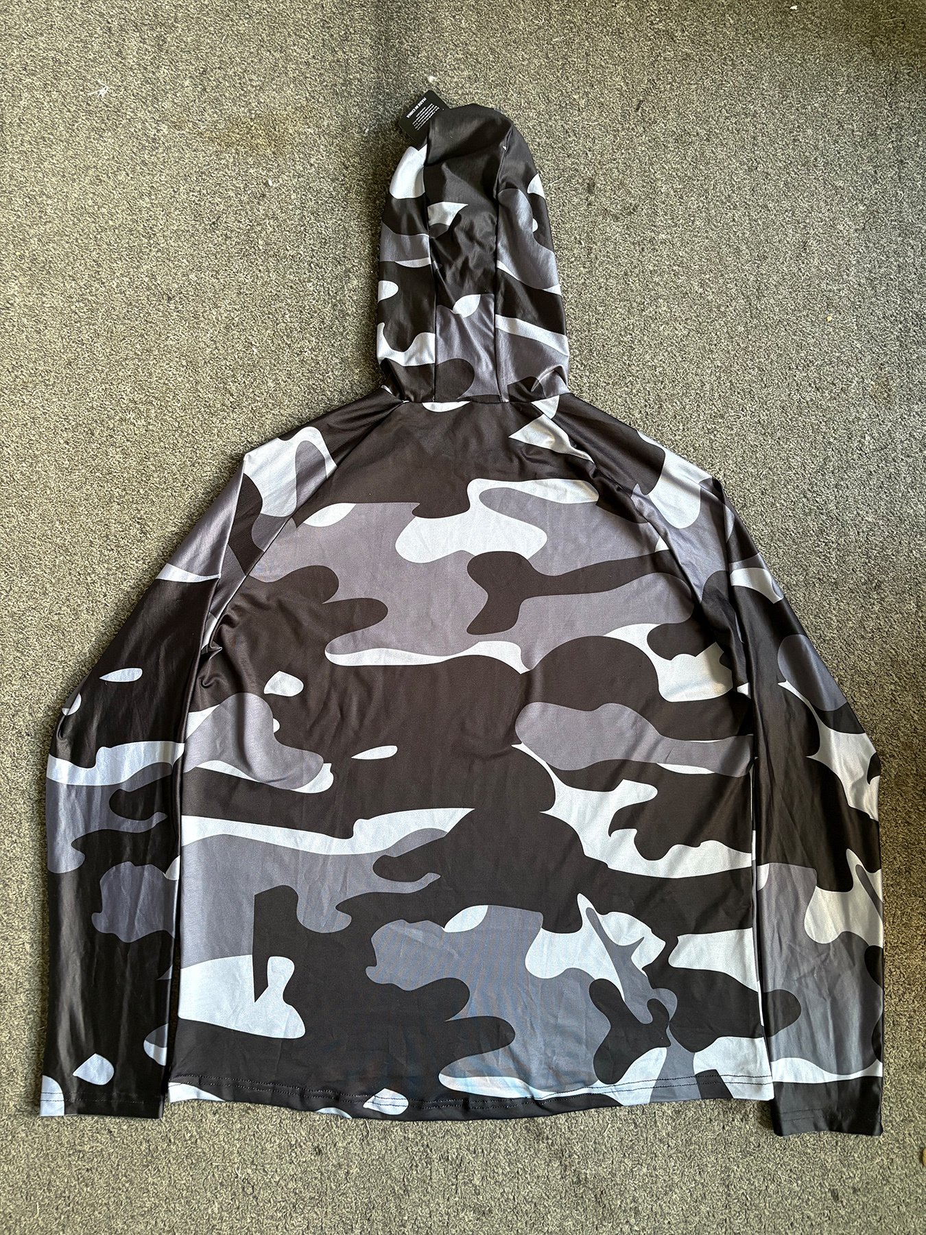 Fishing Hoodie Face Mask Neck Cover Sailing Shirt Summer Men Long Sleeve Sun Protection Hunting Jersey Camisa De Pesca Performance Fish Gear Beach Tops Wear Climbing Uniform - Image 10