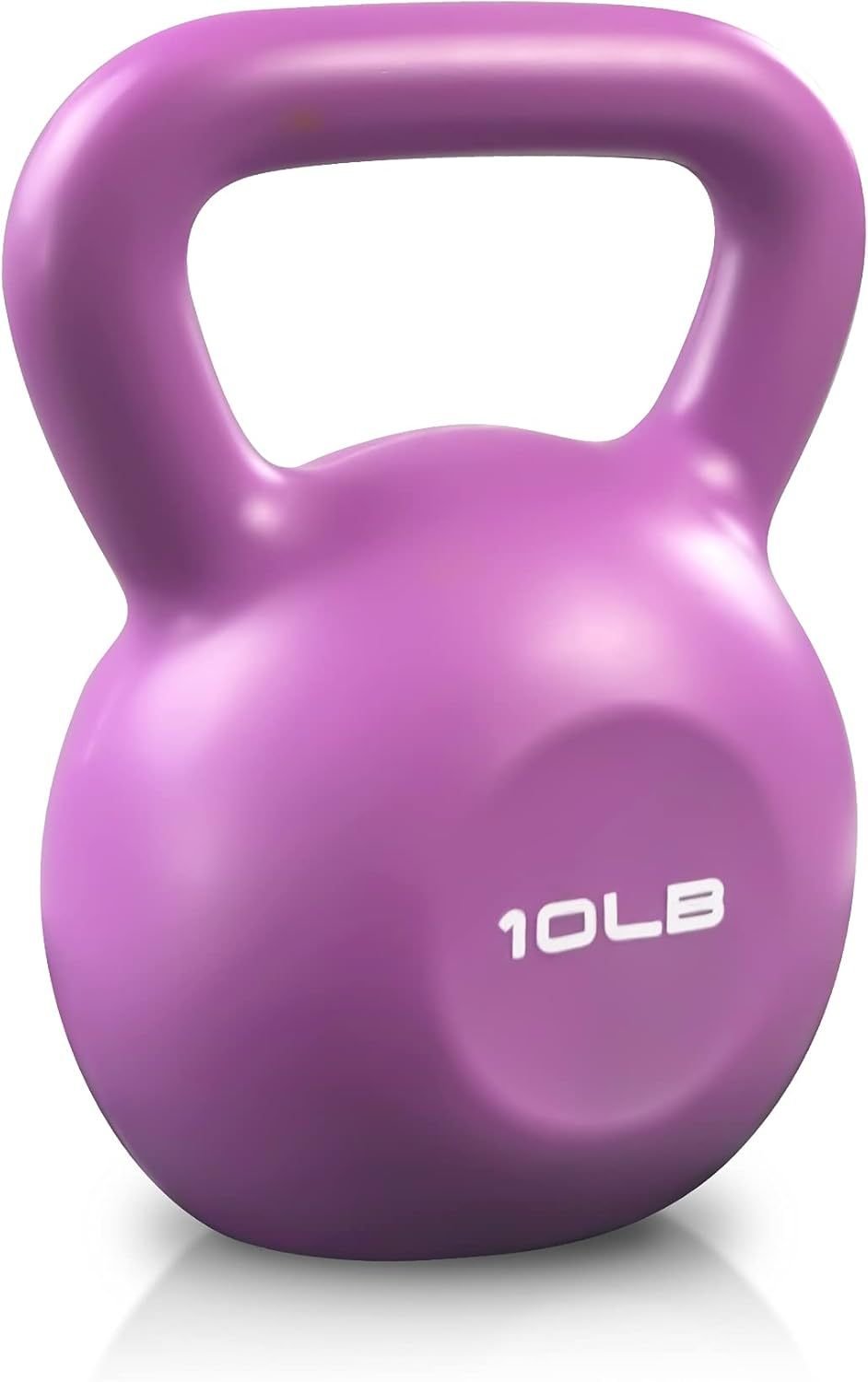10lbs Kettlebell Set, Strength Training Kettlebells Weight Set For Women, Vinyl Coated Kettle Bell For Home Gym Workout Weight Lifting Equipment, Comfortable Grip Wide Handle Weights - Image 4