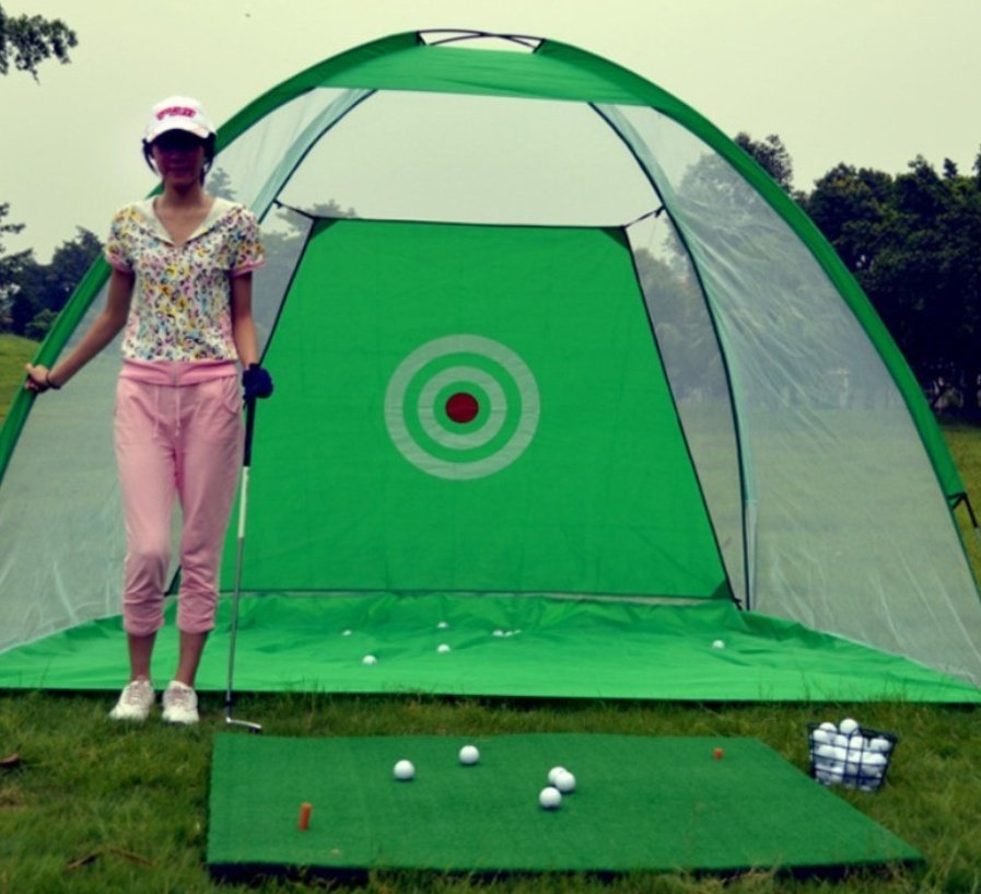 Golf Practice Net Tent Golf Hitting Cage Garden Grassland Practice Tent Golf Training Equipment Mesh Outdoor - Image 3