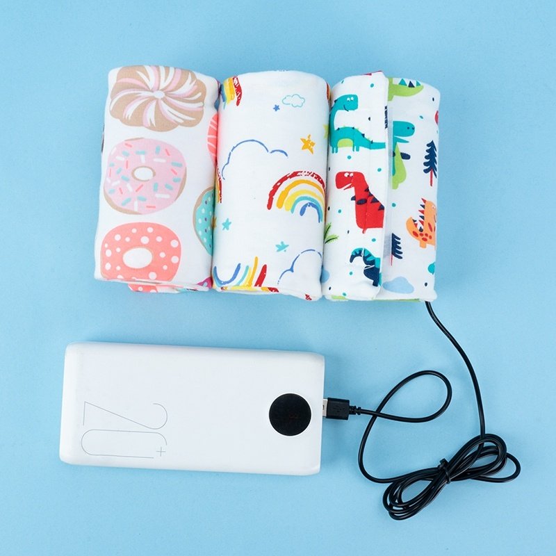 USB Milk Water Warmer Travel Stroller Insulated Bag Portable Baby Nursing Bottle Heater Cover Baby Food Warmer Bottle Warmer - Image 5