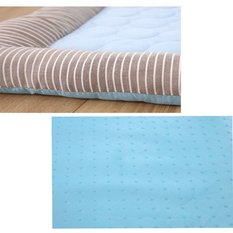 Pet Cooling Pad Bed For Dogs Cats Puppy Kitten Cool Mat Pet Blanket Ice Silk Material Soft For Summer Sleeping Blue Breathable - Image 5