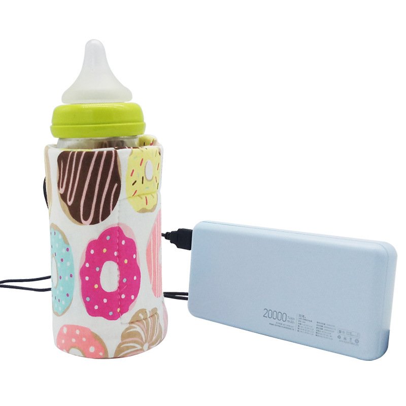 USB Milk Water Warmer Travel Stroller Insulated Bag Portable Baby Nursing Bottle Heater Cover Baby Food Warmer Bottle Warmer - Image 6