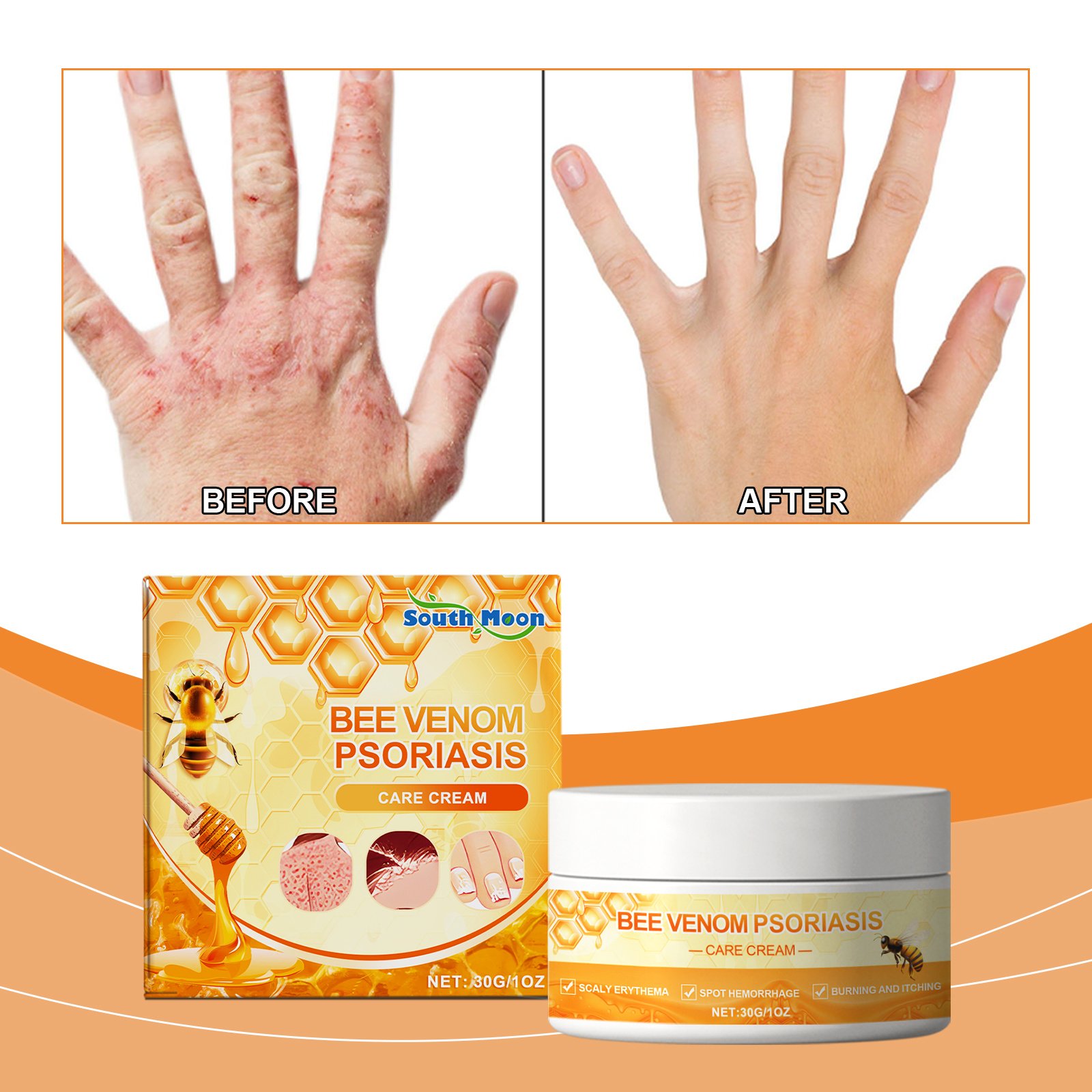South Moon Skin Repair Cream, Skin Repair Cream For The Body And Hands And Feet - Image 3