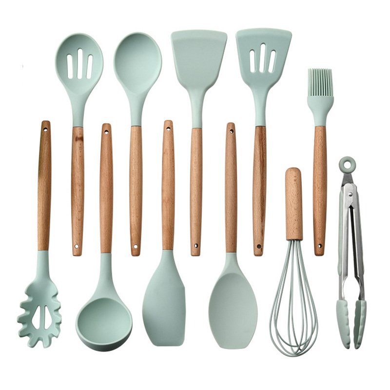 Silicone Kitchenware With Wooden Handle - Image 3