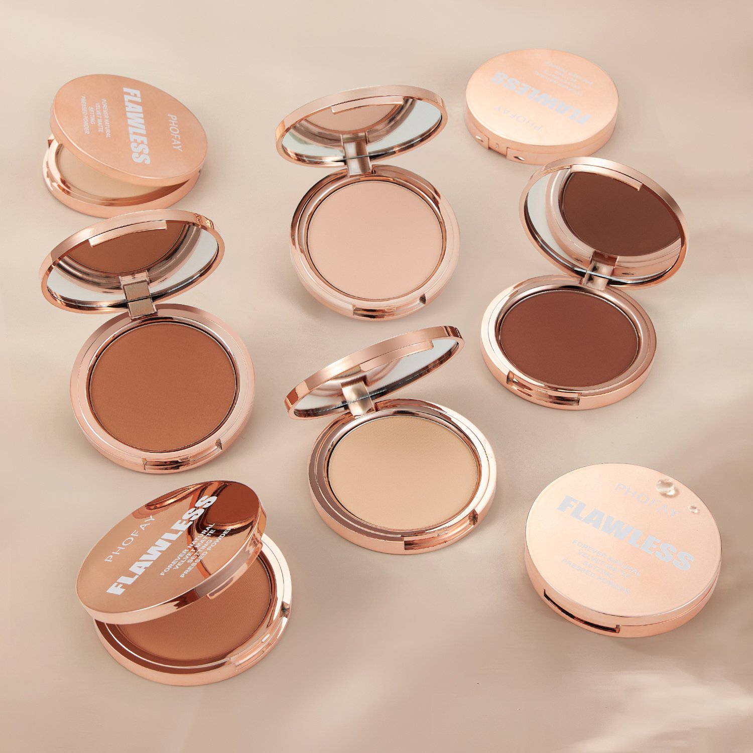 PHOFAY Matte Setting Pressed Powder - Image 8