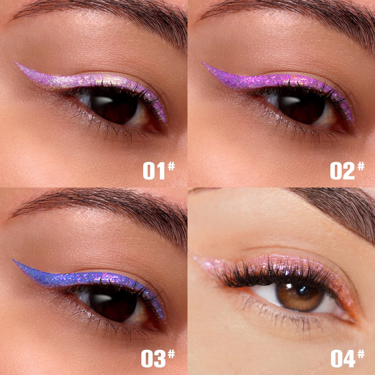 PHOFAY Liquid Glitter Eyeliner Set - Image 2