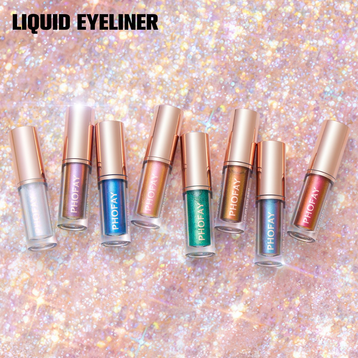 PHOFAY Liquid Glitter Eyeliner Set - Image 7