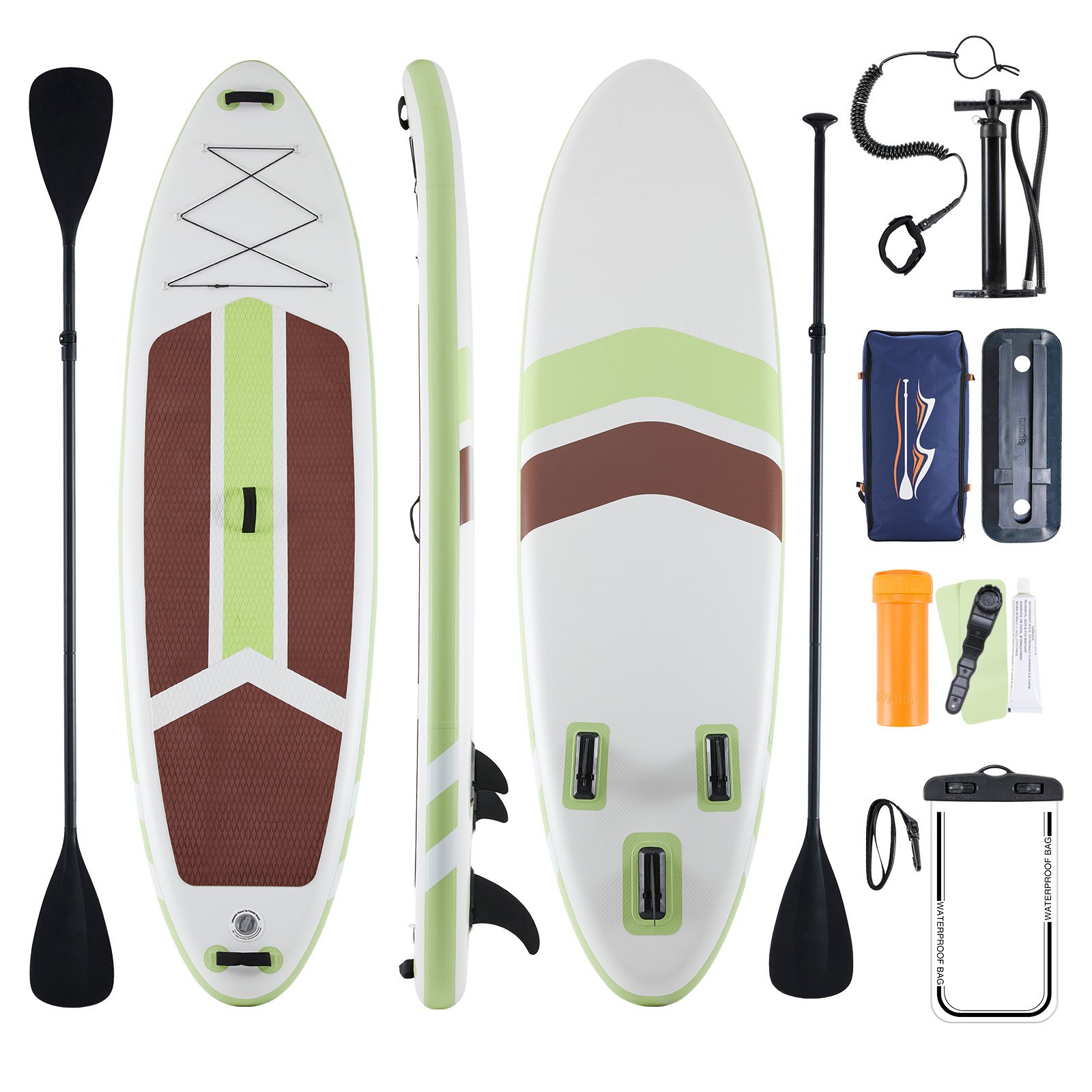 Inflatable Stand Up Paddle Boards 10 Ft 5 In With Premium SUP Paddle Board Accessories, Wide Stable Design, Non-Slip Comfort Deck For Youth & Adults - Image 2