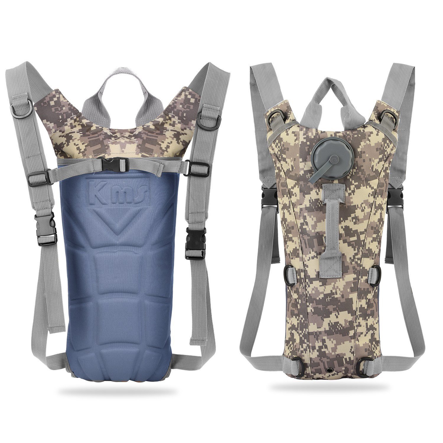 1Pc 3L Tactical Hydration Pack Water Bladder Adjustable Water Drink Backpack For Hiking Cycling Climbing Running - Image 2