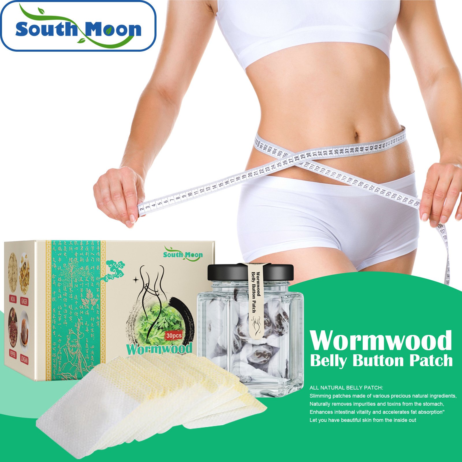 South Moon Detox Weight Loss Patch Weight Loss Herbal Abdominal Weight Loss Patch - Image 3