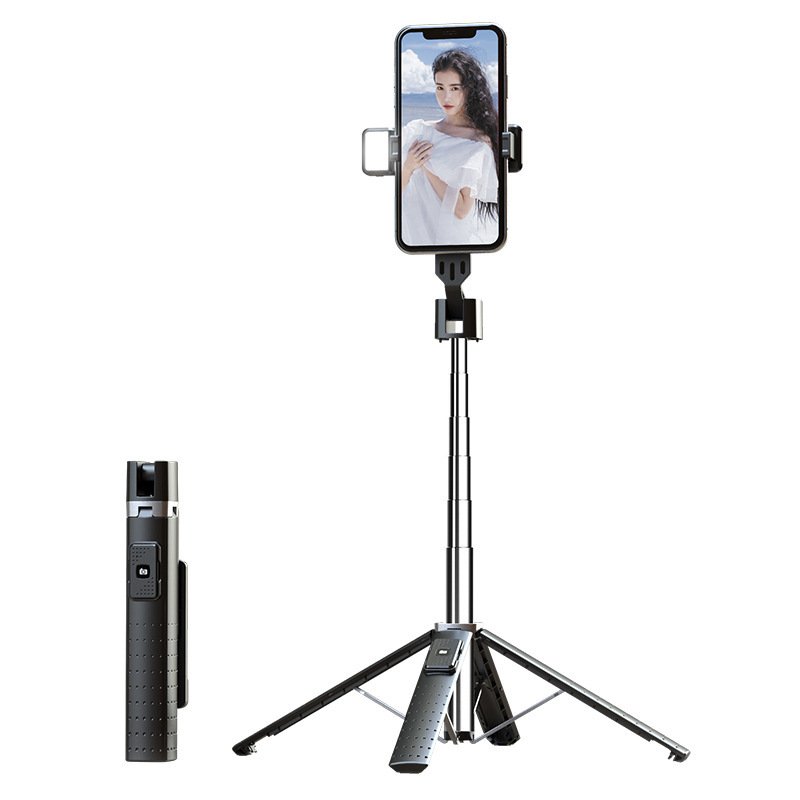 Quadrupod Double Fill Light Mobile Phone Bluetooth-compatible Selfie Stick - Image 5