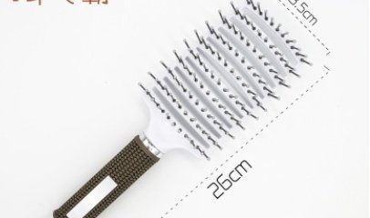 Hairbrush Anti Klit Brushy Haarborstel Women Detangler Hair Brush Bristle Nylon Scalp Massage Teaser Hair Brush Comb - Image 8
