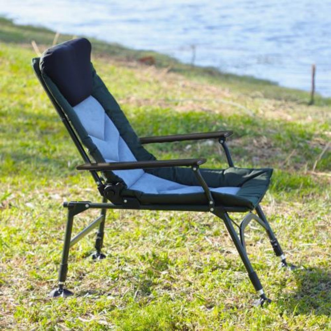 Camping Lounge Chair With Removable Footrest - Image 5