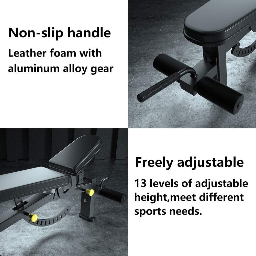 Adjustable Strength Training Bench Press Home Full Body Workout Foldable Weight Benches Gym Multi-functional Fitness Dumbbell Chair - Image 9