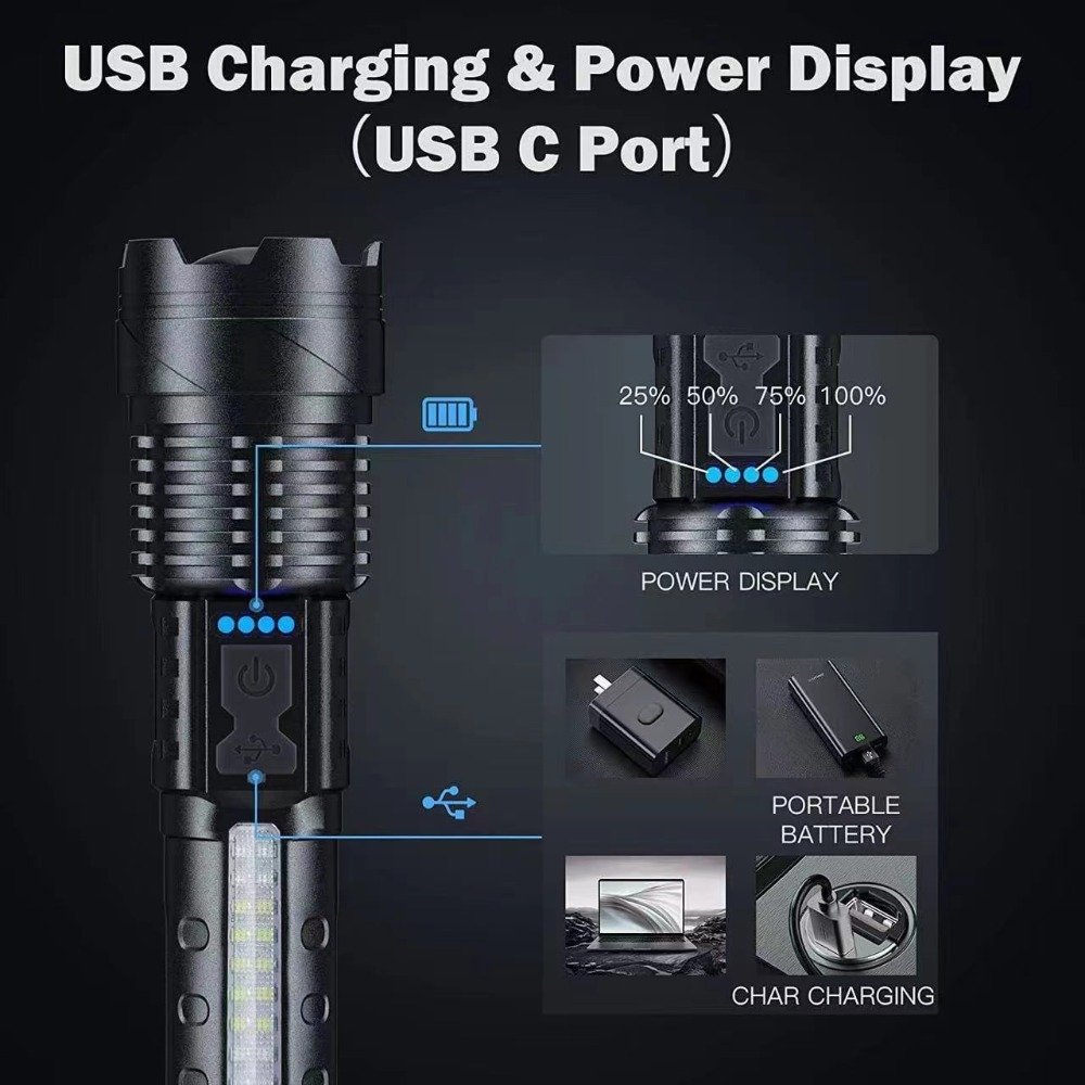 Ultra-bright Multi-function Flashlight - A Must-have For Outdoor Adventures And Rescues, Portable, Durable, And Available In A Variety Of Types - Image 8