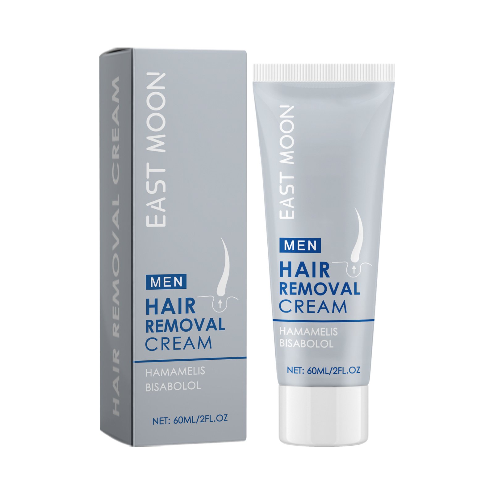 East Moon Hair Removal Cream, For Men Men's Underarm Arm And Leg Hair Gentle Non-Irritating Cleaning Hair Removal Cream - Image 2