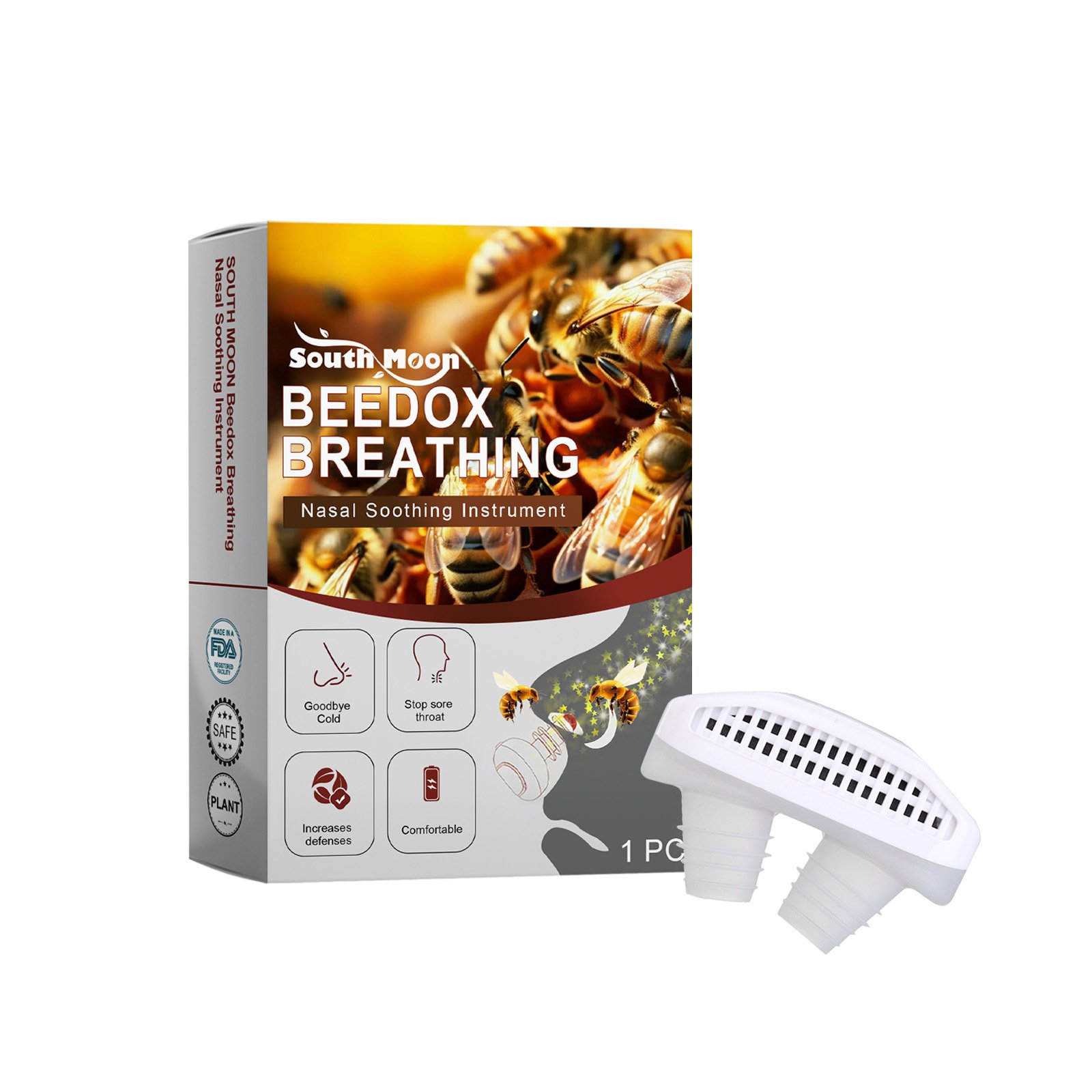 South Moon Nasal Care Instrument Nasal Respiratory Repair Cleaning Nasal Relief Nasal Discomfort Care Instrument - Image 2