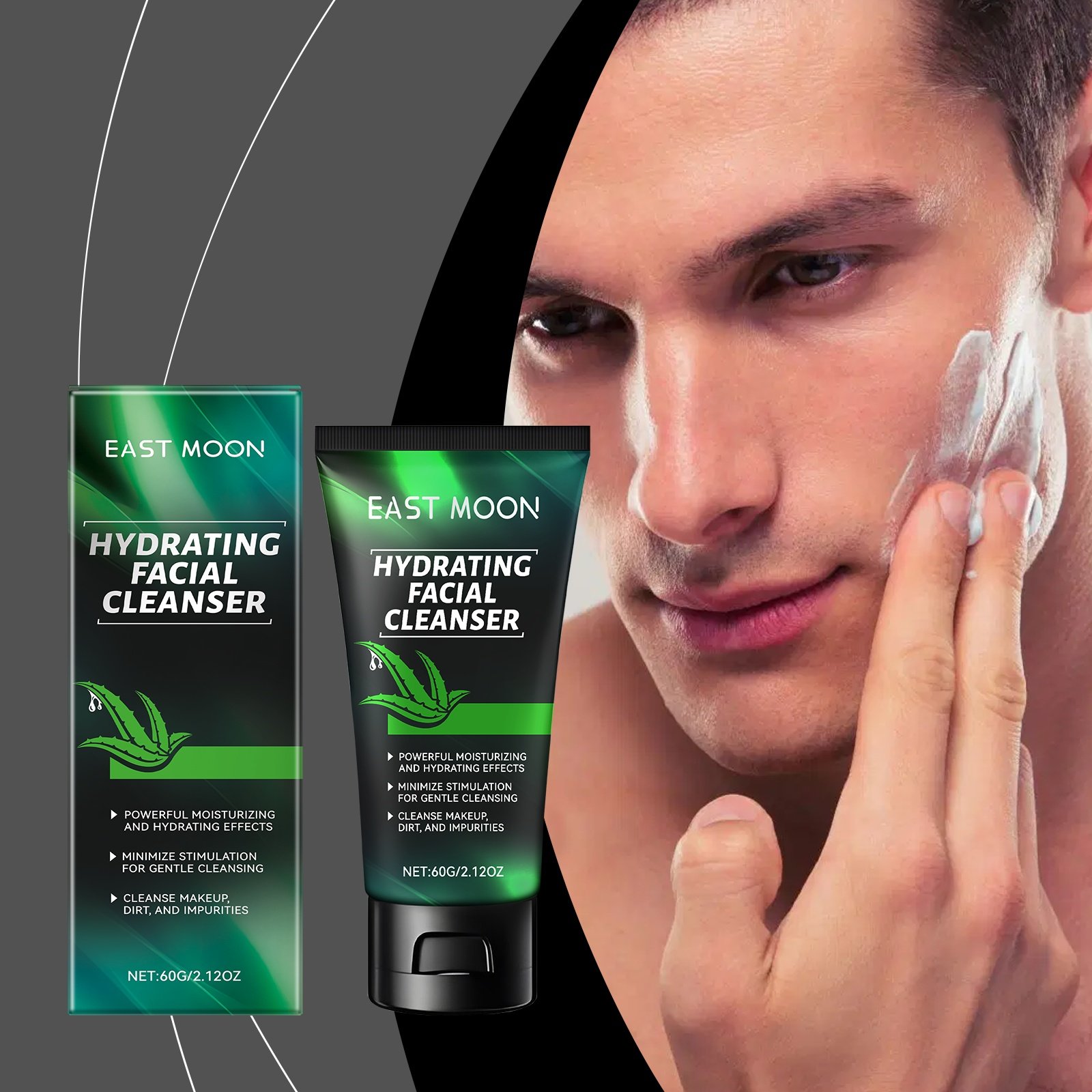 East Moon Gentle Moisturizing Cleanser, Moisturizes And Cleanses Facial Skin With A Refreshing, Non-Tightening Cleanser - Image 3