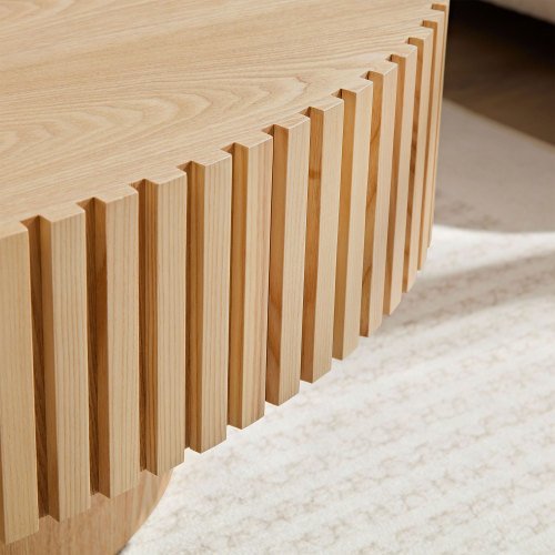 Modern Handmade Drum Coffee Table - Image 3