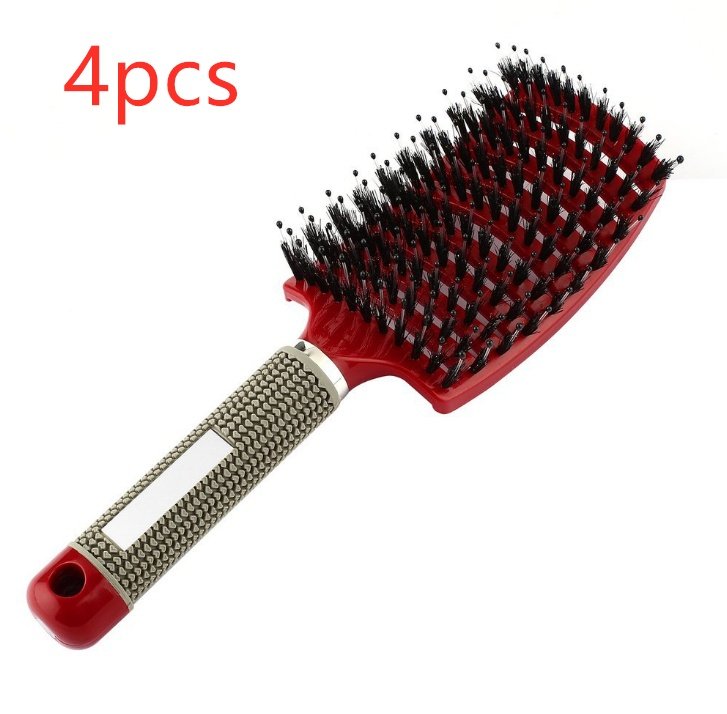 Hairbrush Anti Klit Brushy Haarborstel Women Detangler Hair Brush Bristle Nylon Scalp Massage Teaser Hair Brush Comb - Image 9