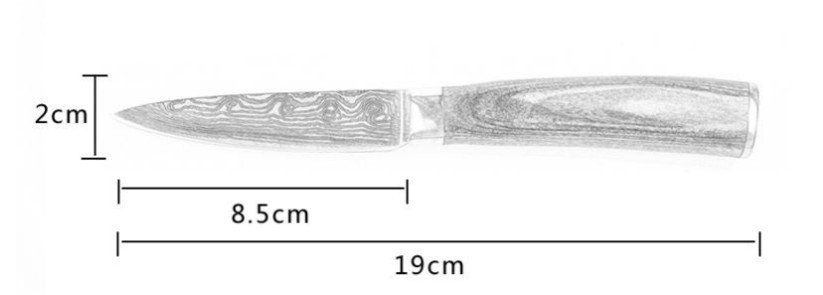 Carpenter's Special Set 6-piece Set 8-piece Set Knife Chef Knife Kitchen Knife Cooking - Image 6