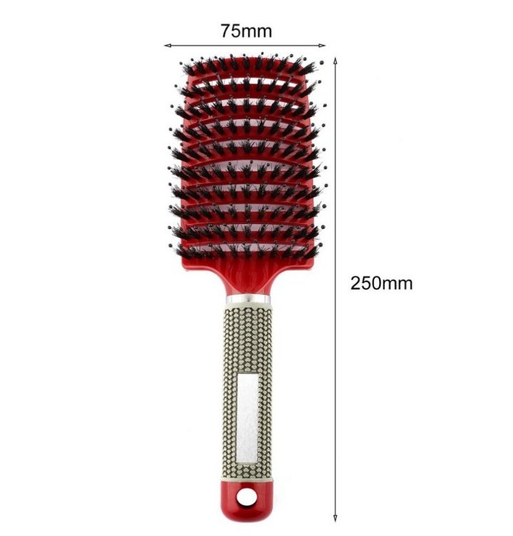 Hairbrush Anti Klit Brushy Haarborstel Women Detangler Hair Brush Bristle Nylon Scalp Massage Teaser Hair Brush Comb - Image 7