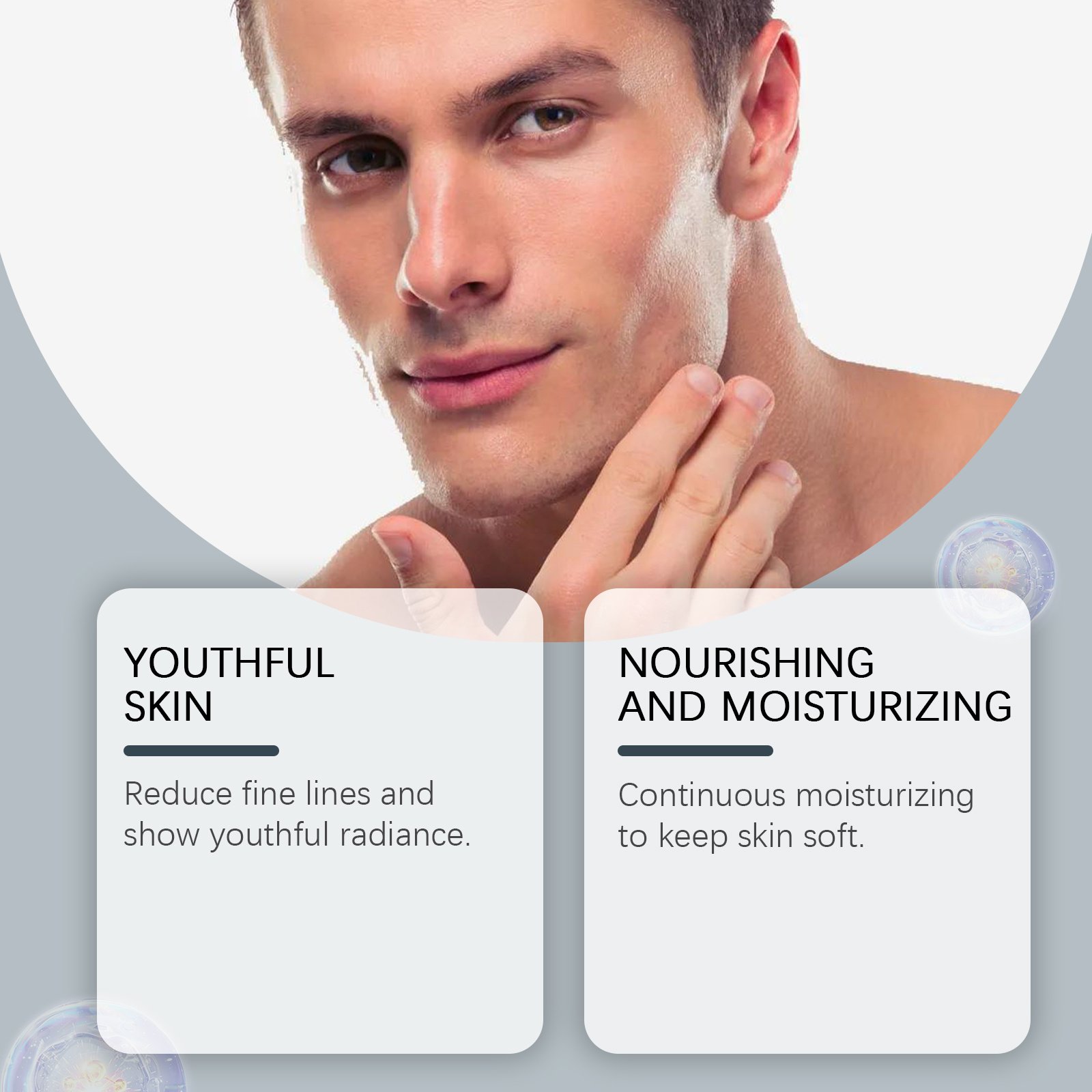 East Moon Nourishing Face Cleanse For Men, Gentle Cleansing Face Cleanser With Refreshing Oil Control - Image 5