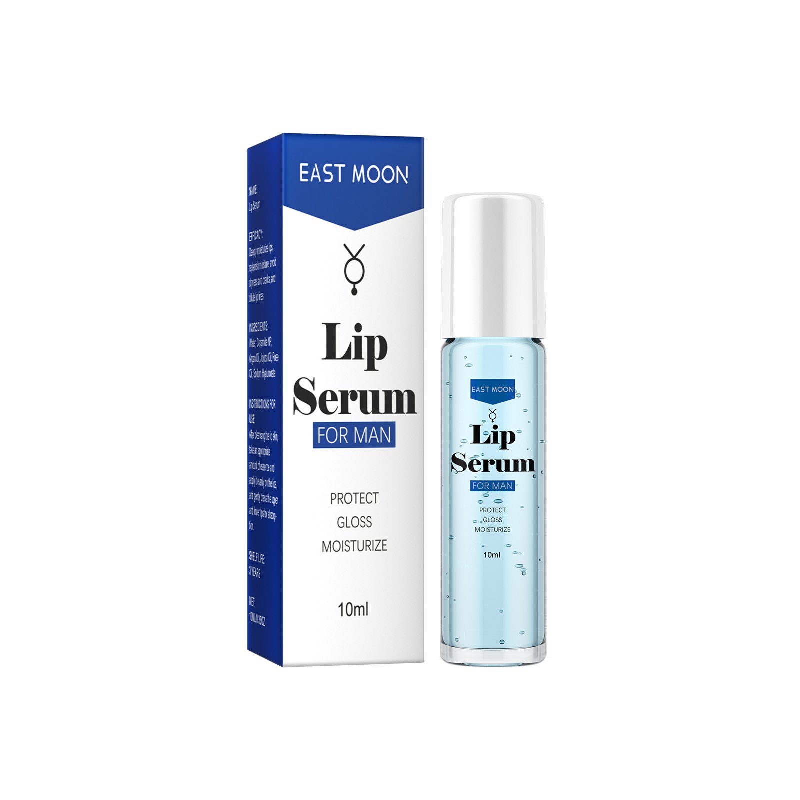 EAST MOON Lip Essence Rolling Lotion, Moisturize And Fade Lip Lines, Prevent Dry Crack And Dead Skin, Plump And Moisturize Lips - Image 2