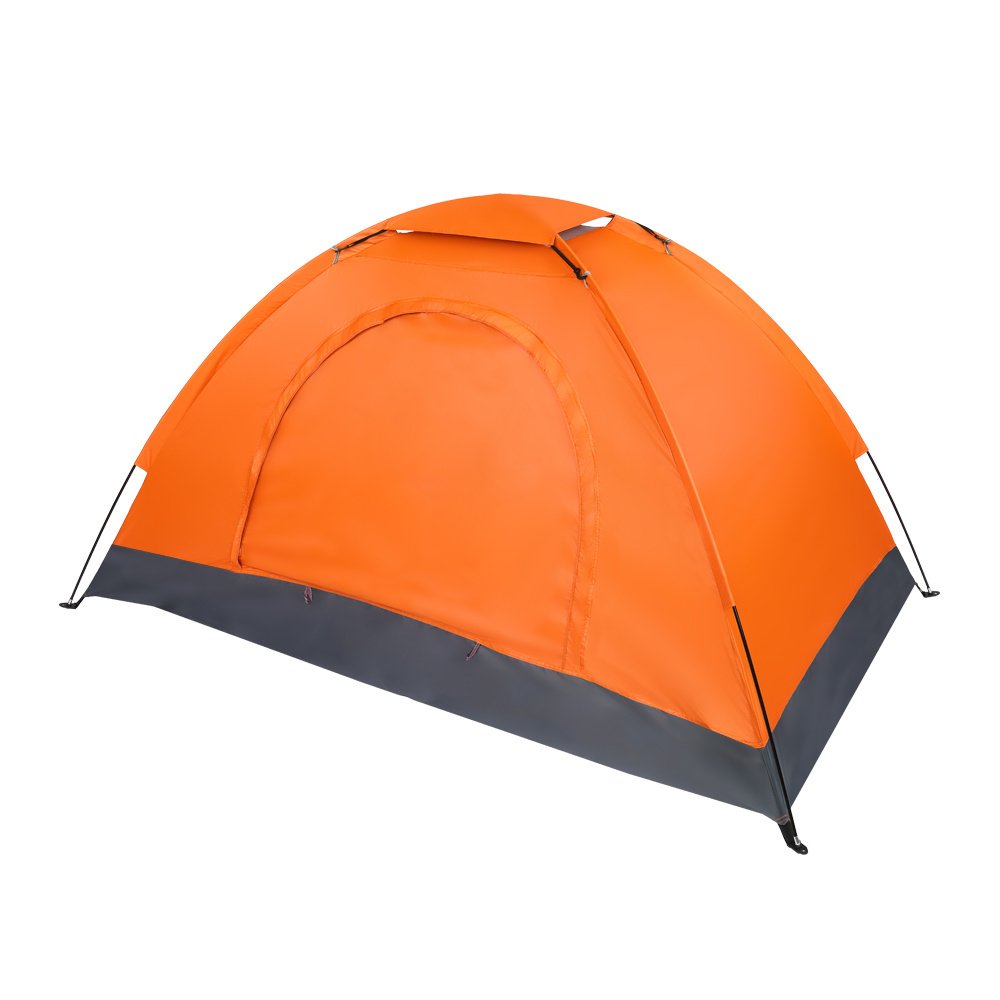 Single-person Single-layer Orange Tent - Image 2