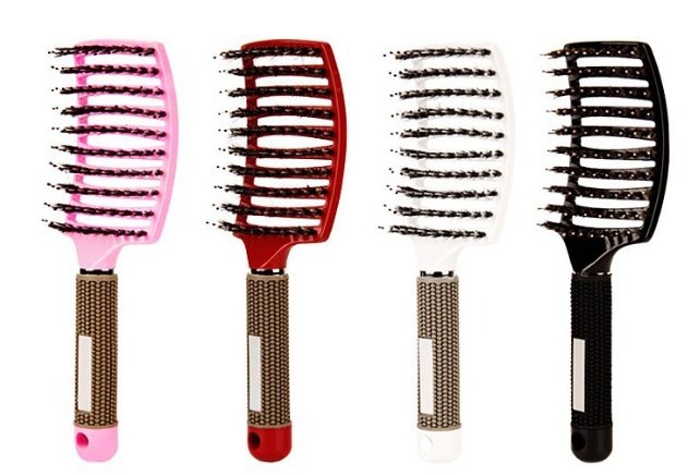 Hairbrush Anti Klit Brushy Haarborstel Women Detangler Hair Brush Bristle Nylon Scalp Massage Teaser Hair Brush Comb - Image 6