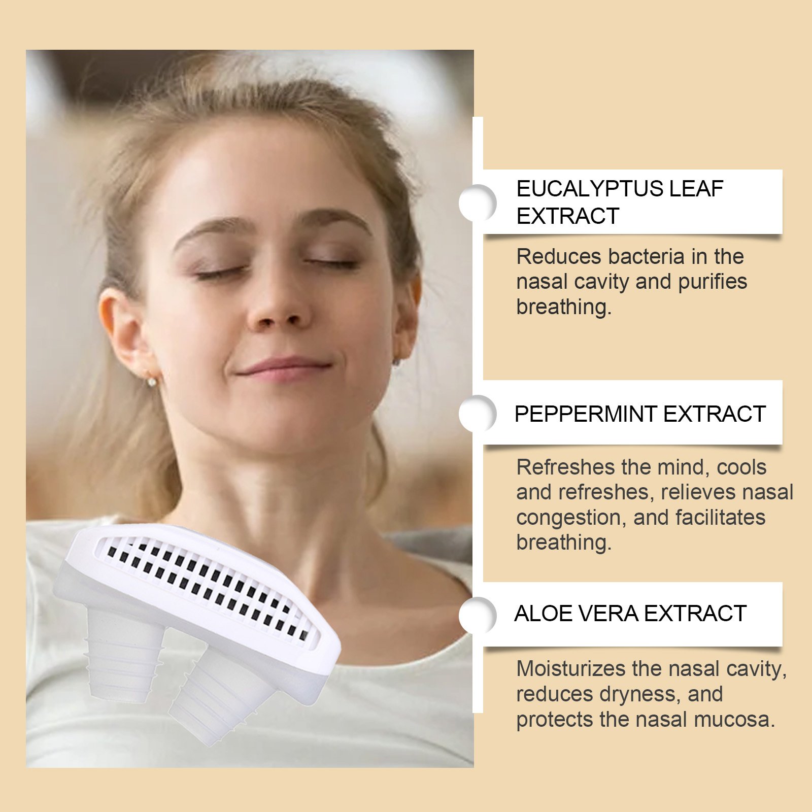 South Moon Nasal Care Instrument Nasal Respiratory Repair Cleaning Nasal Relief Nasal Discomfort Care Instrument - Image 4