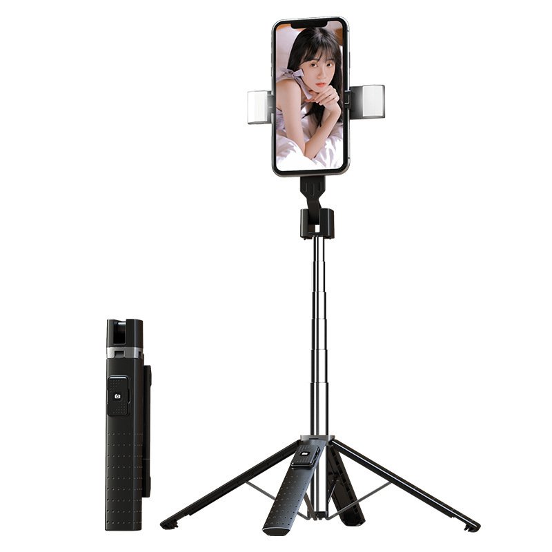 Quadrupod Double Fill Light Mobile Phone Bluetooth-compatible Selfie Stick - Image 6