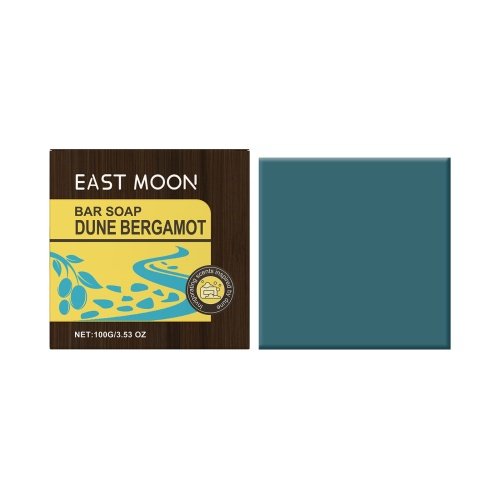 East Moon Dune Bergamot Bath Soap, Fragrance Refreshing Oil Control Hand Soap Cleanser Bath Cleansing Soap