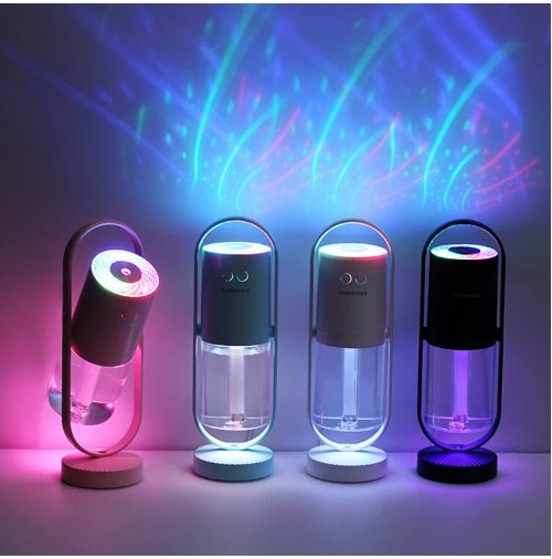 Magic Shadow USB Air Humidifier For Home With Projection Night Lights Ultrasonic Car Mist Maker Mini Office Air Purifier - Image 6
