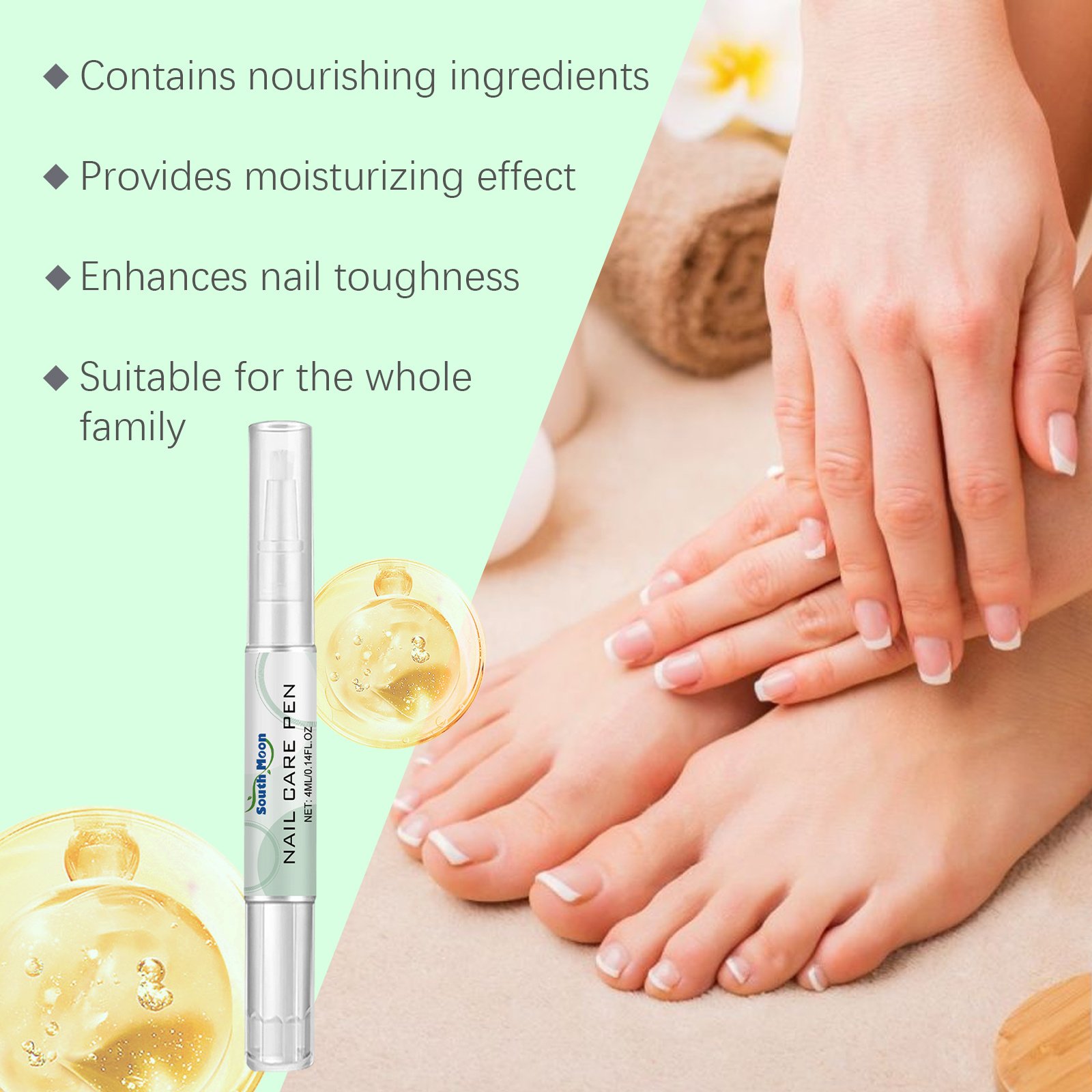 South Moon Nourishing Nail Care Pen, Gently Repair Nails, Nails, Nails And Nails - Image 5