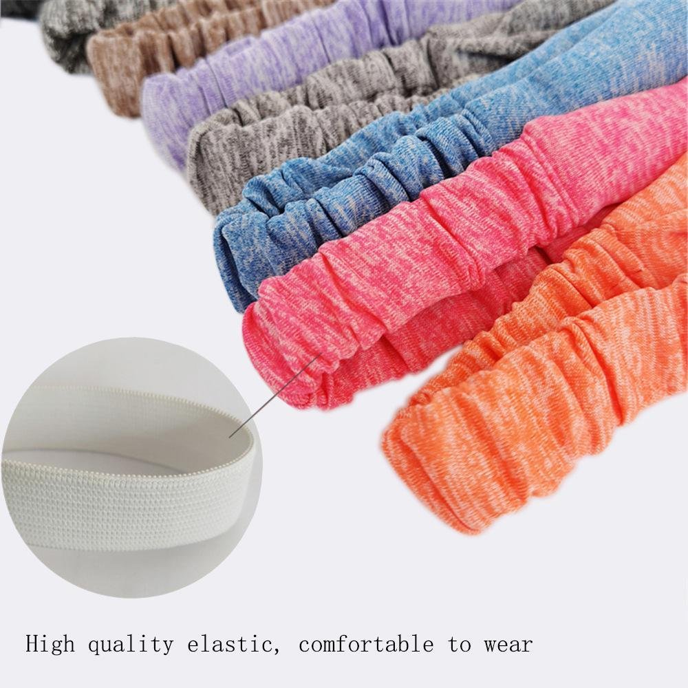 5-Piece Women's Anti-Slip Sports Sweat-Absorbing Headbands Elastic Yoga Fitness Running Headbands Unisex - Image 4