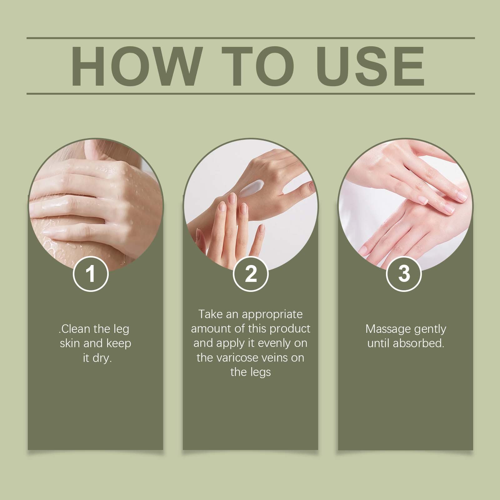 South Moon Leg Care Cream, Gentle Nourishing Massage To Relieve Leg Discomfort Daily Leg Care Cream - Image 7