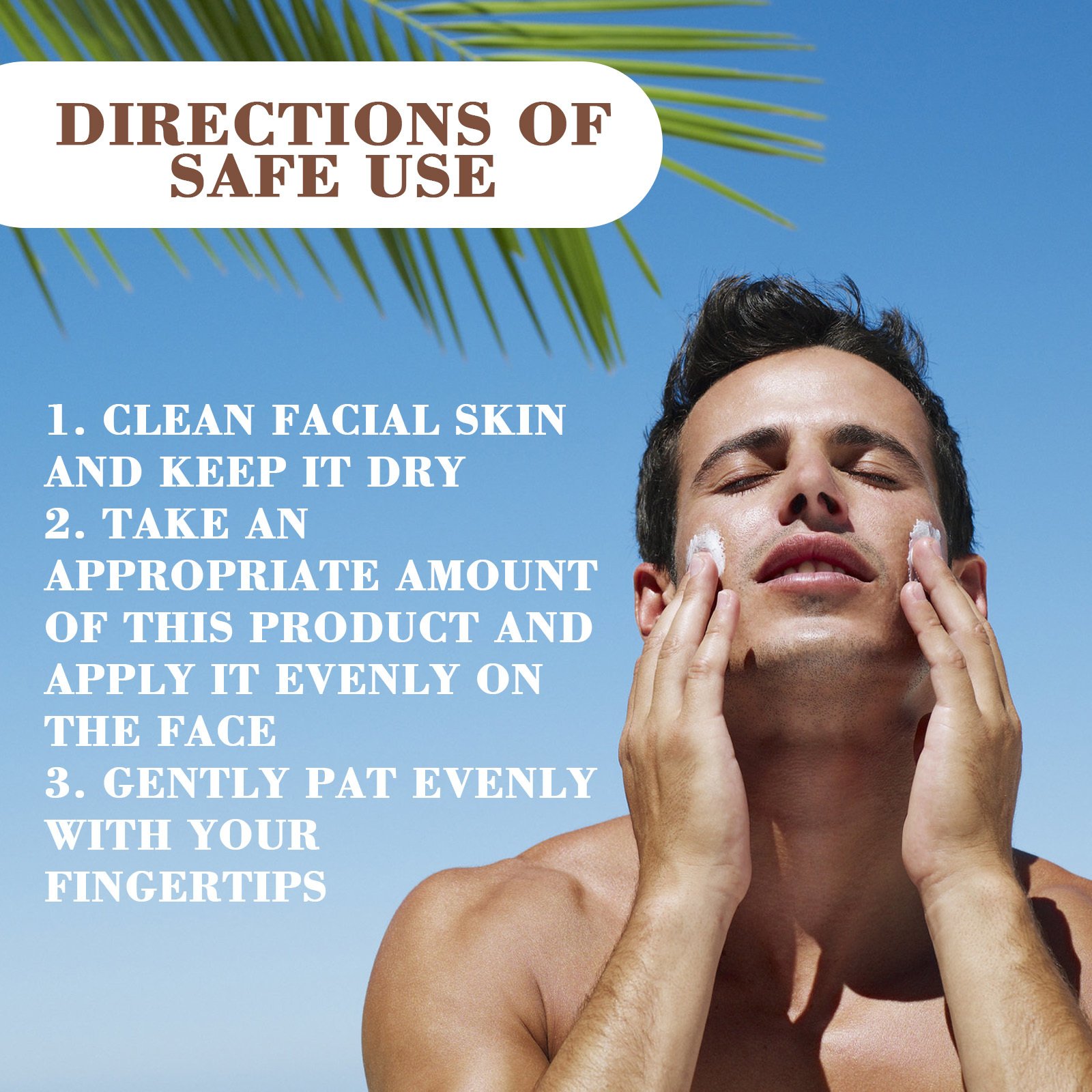 East Moon Enhanced Sunscreen For Men, Summer Outdoor Uv Protection Moisturizing Mild Refreshing Protective Cream - Image 7
