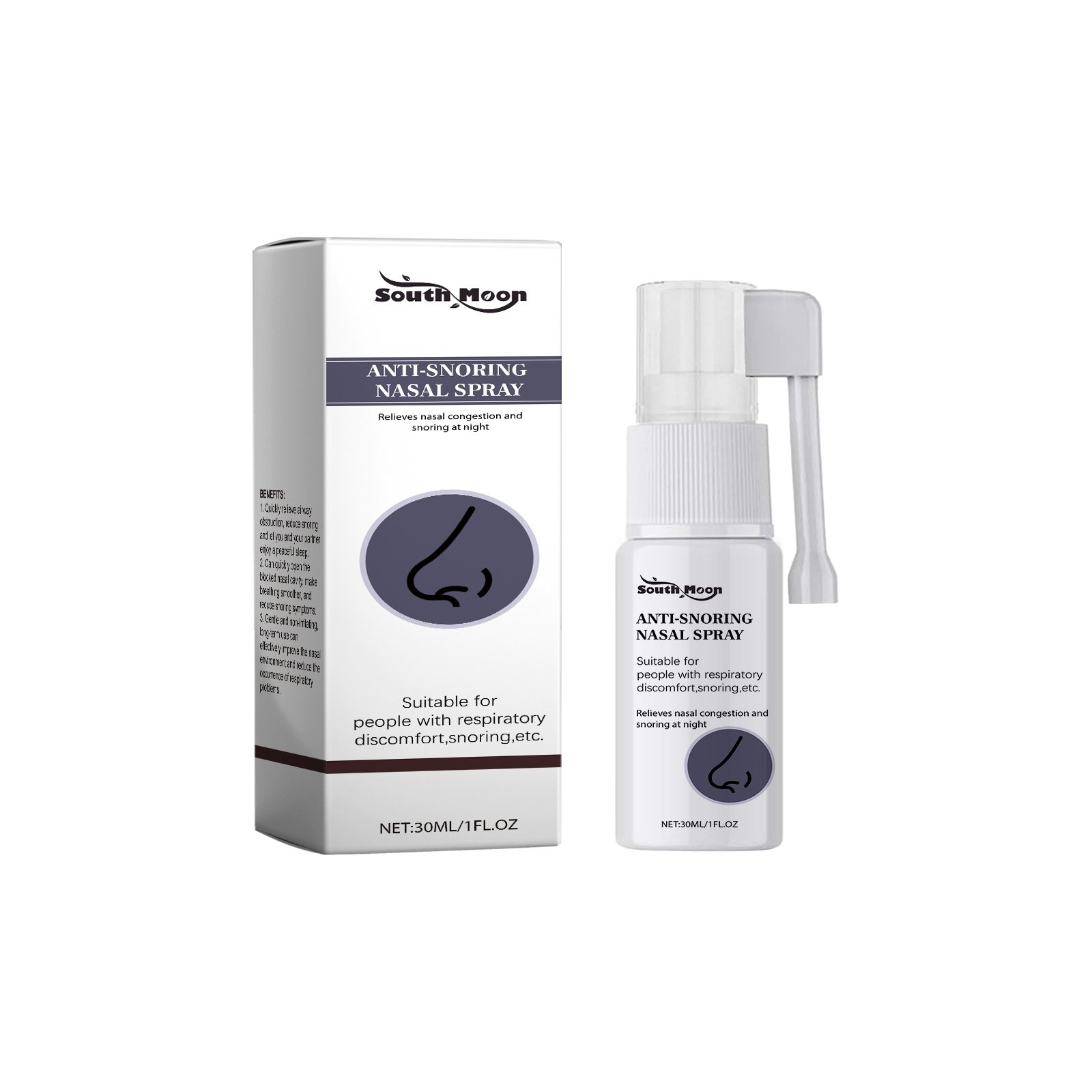 South Moon Nasal Relief Adult Sleep Nasal Congestion Cleaning Repair Nasal Care Spray - Image 2