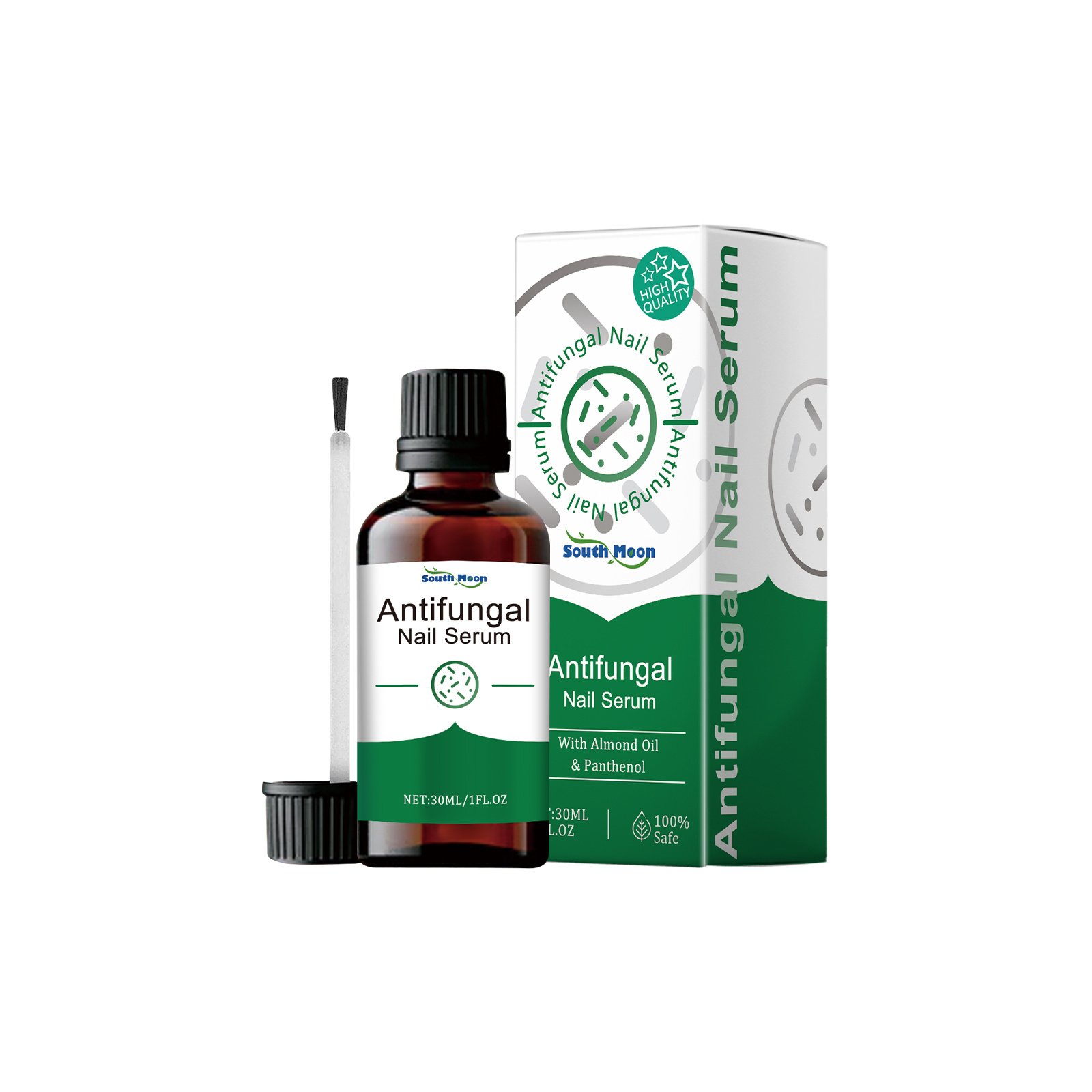 South Moon Nail Care Serum, Soft Nail Cream Brightening Nails Clean Nails Thick Toe Care Nails - Image 2