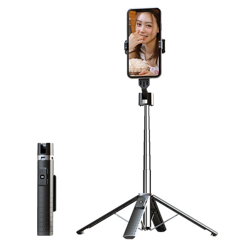 Quadrupod Double Fill Light Mobile Phone Bluetooth-compatible Selfie Stick - Image 4