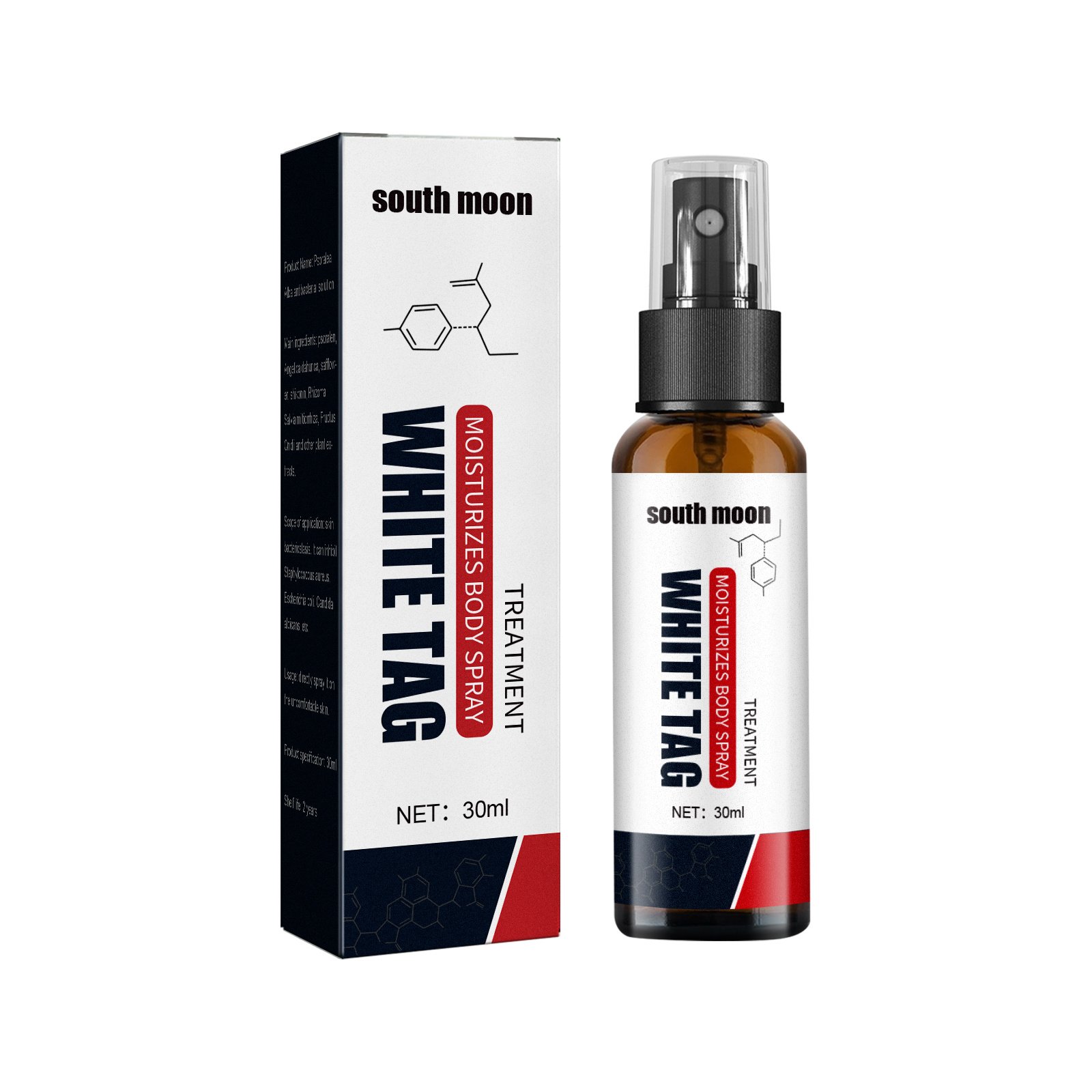 South Moon White Spot Clear Spray Tonic Topical Skin Repair Flower Spot Solution Treatment White Spot Clear Spray - Image 5