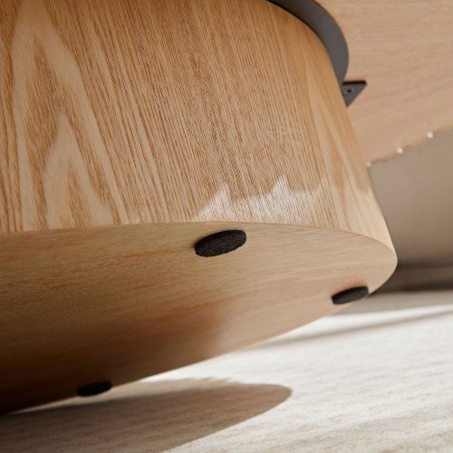 Modern Handmade Drum Coffee Table - Image 2
