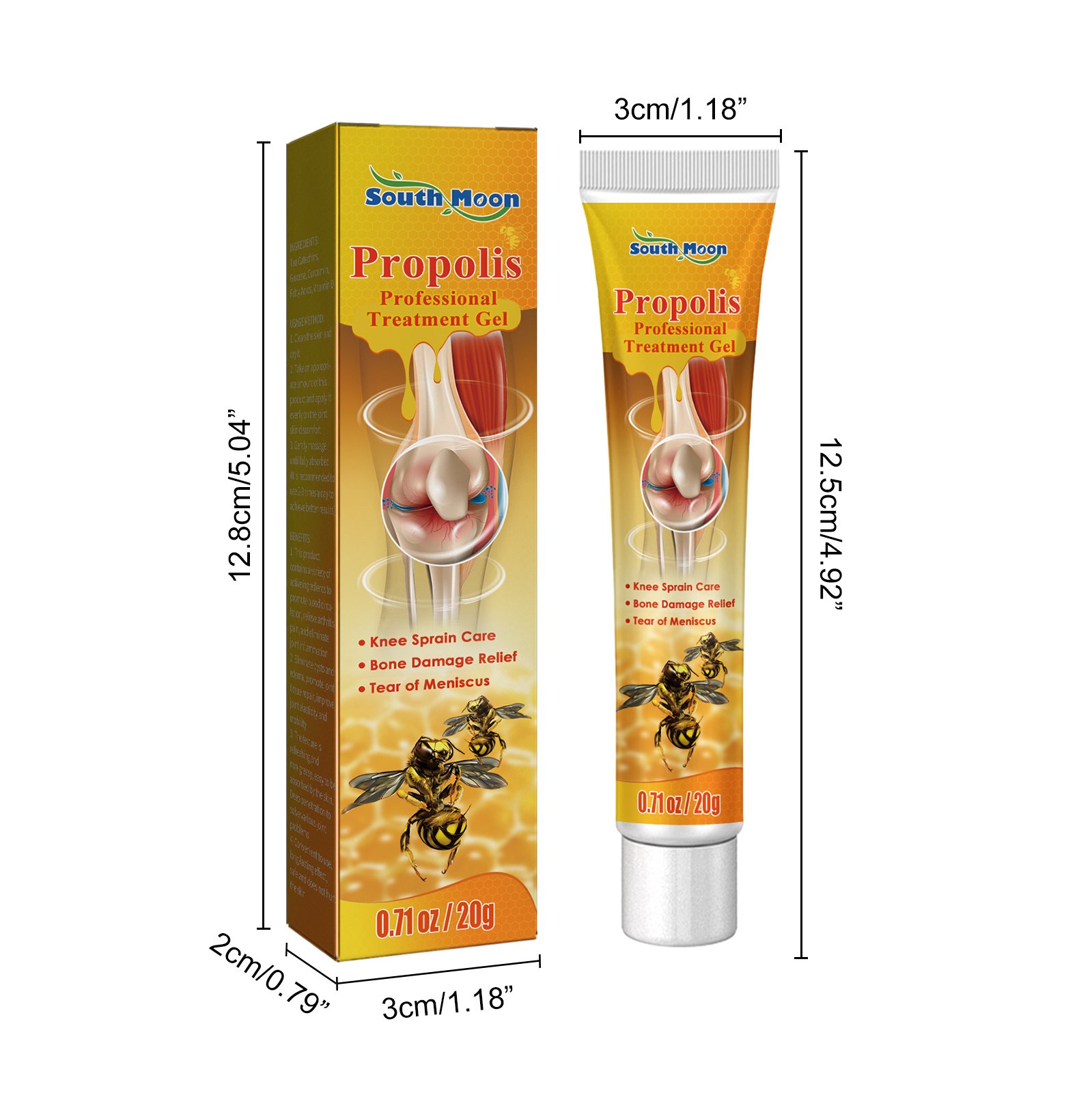South Moon Joint Care Gel Body Massage Cream For Knee, Lumbar, Shoulder, Neck And Hamstring Pain Relief - Image 4