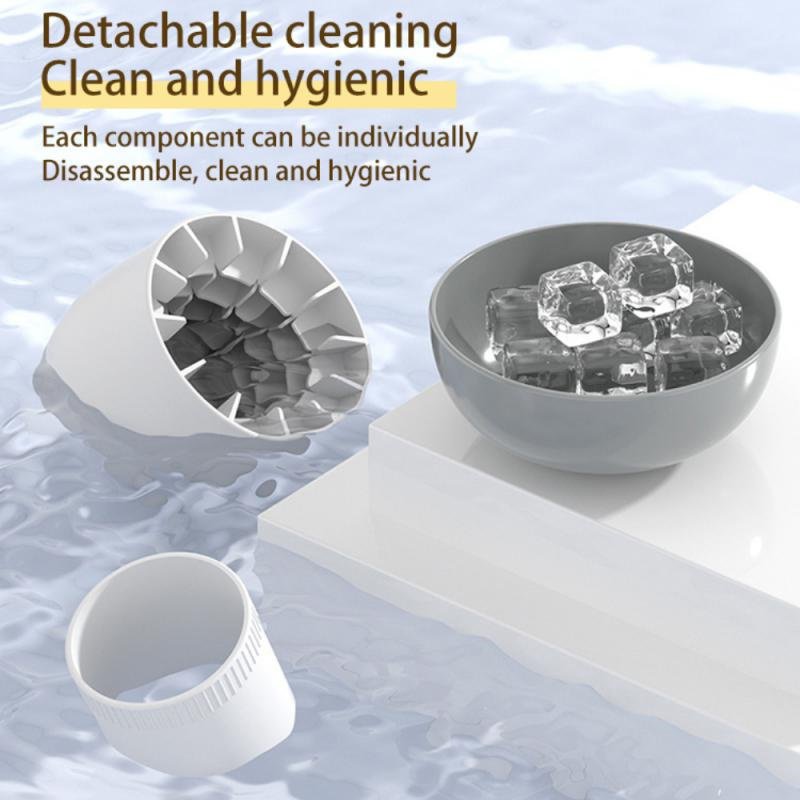Ice Block Mold Silicone Mushroom Ice Cup Frozen Refrigerator Ice Grid Box Durable Easy Demould Bucket Homemade Crushed Ice Maker Ktichen Gadgets - Image 3
